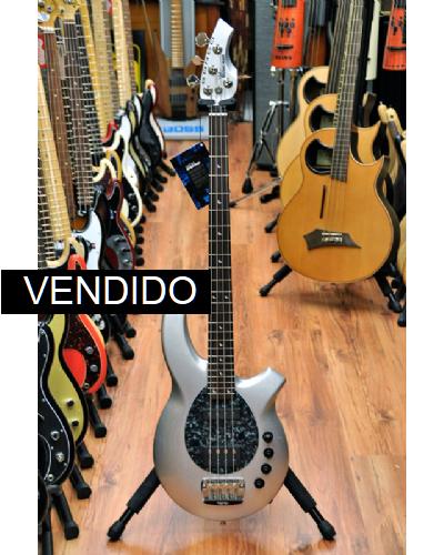 Musicman Bongo 4 HS Piezo Silver